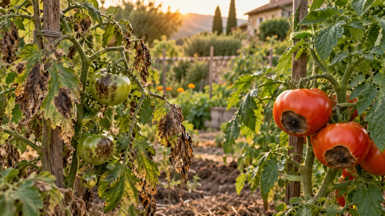 Maladie des plants de tomates : distinguer le mildiou du cul noir pour agir au bon moment