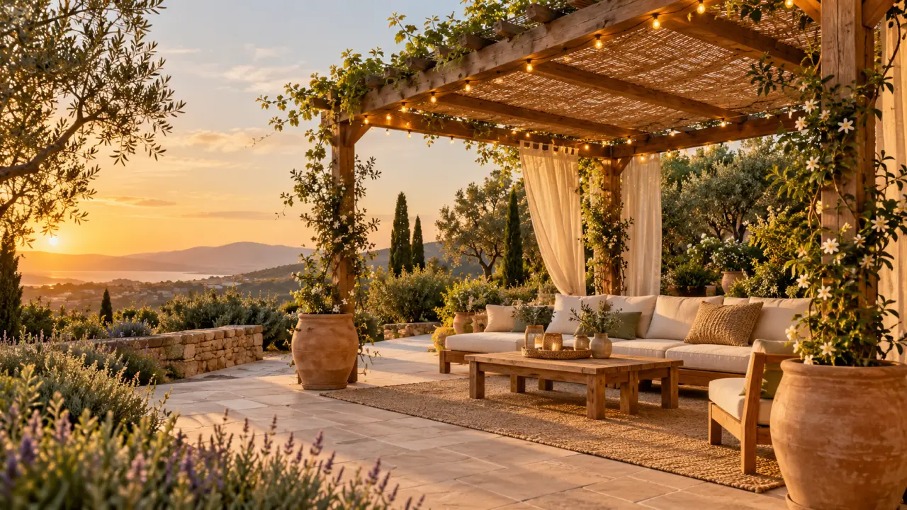 Décorer une pergola sans la surcharger : de l’ombre le jour à la lumière du soir