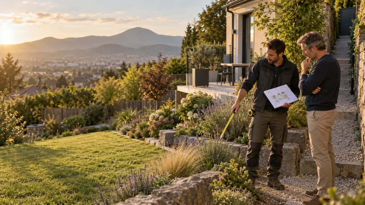 Paysagiste à Clermont-Ferrand : pourquoi un devis sans visite peut faire déraper votre jardin